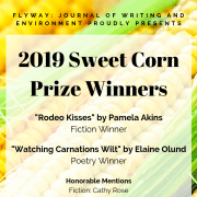 Fiction Winner: Pamela Akins; Poetry Winner: Elaine Olund